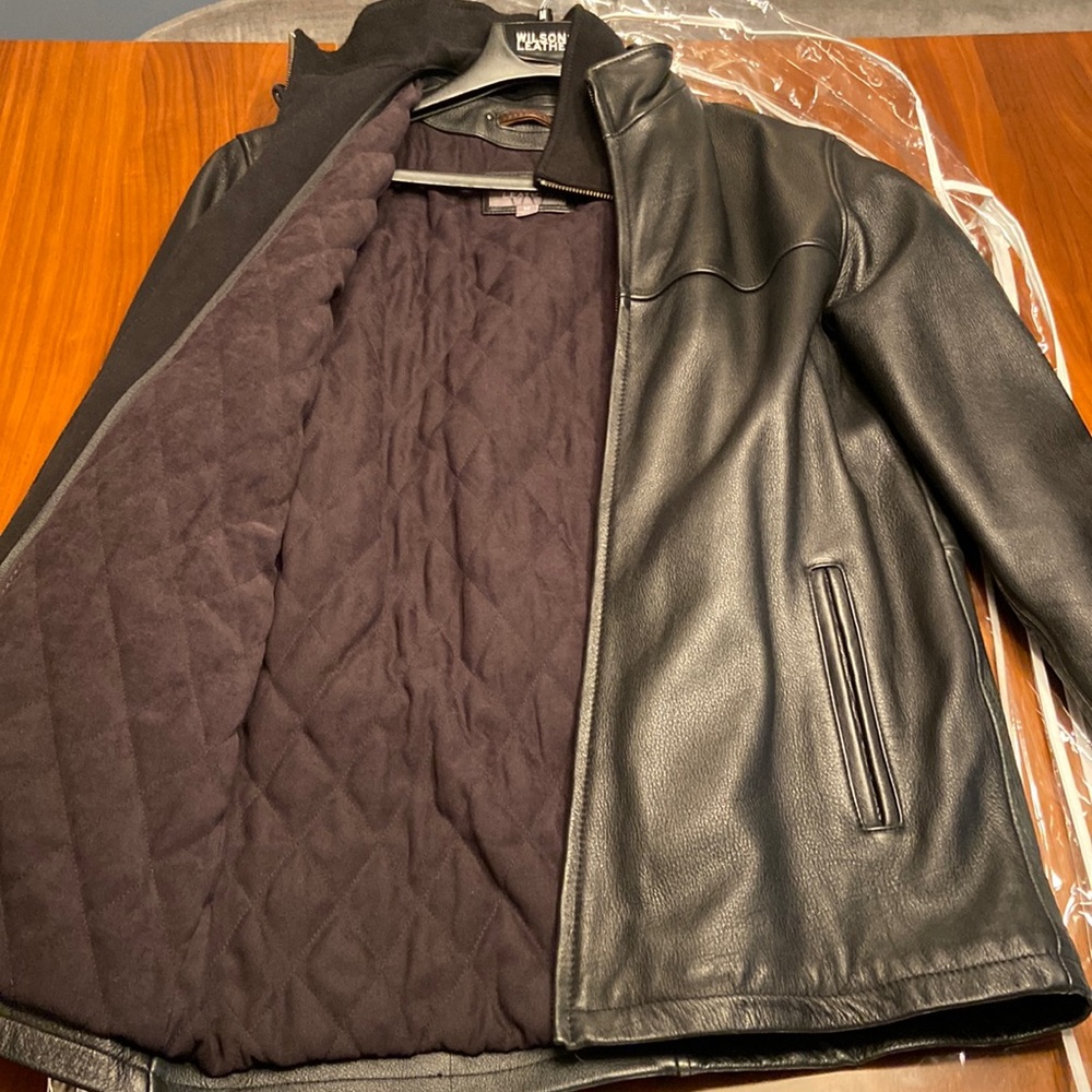 Wilson’s Leather Mens Jacket w Removable Liner